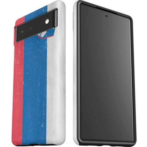 Slovenia Flag Distressed Google Pixel 6 Case